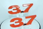 Airbrushed 3.7 Solid Color Fender Badges