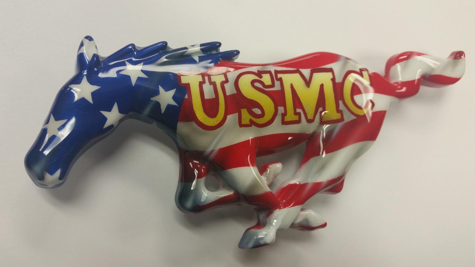 usmc american
    flag pony